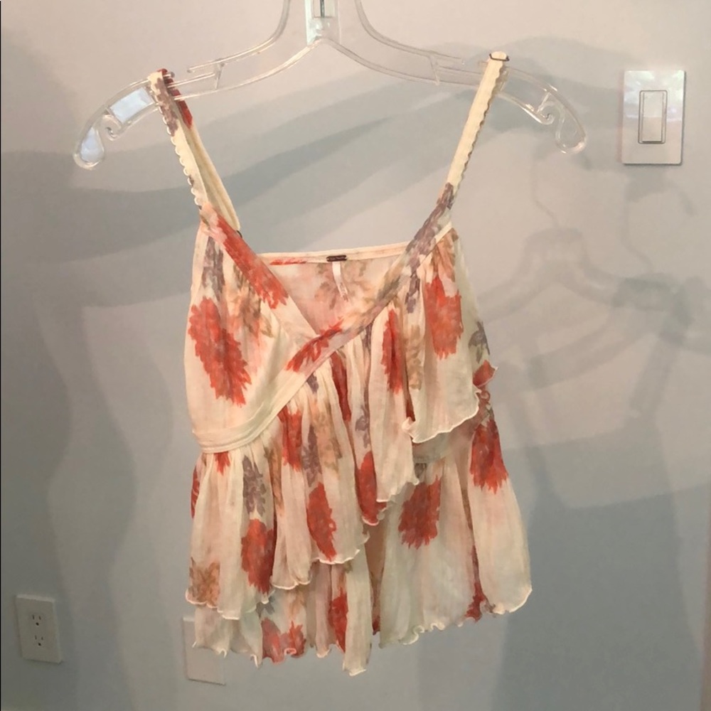Boho Ruffle Free People Top